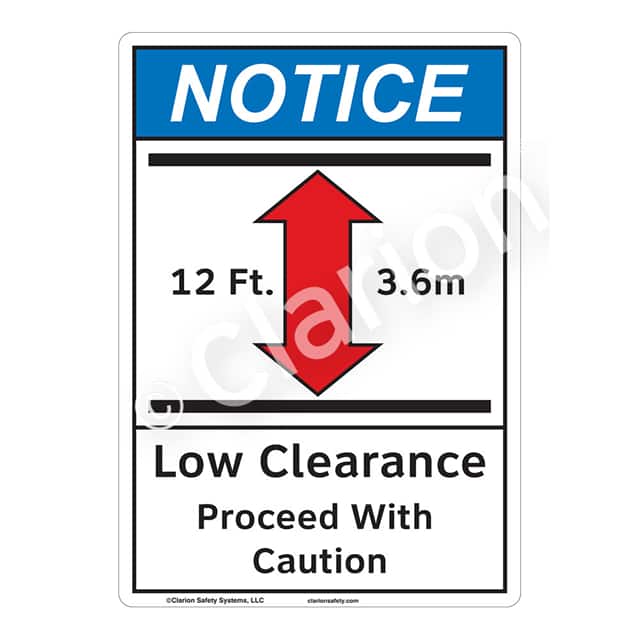 F1138-Z1SW2 NOTICE FLEXIBLE SIGN 10" X 14"