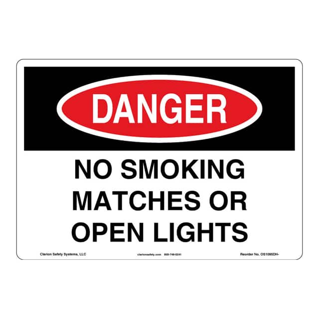OS1095DH-S4SW2 DANGER ALUMINIUM SIGN 10" X 14"
