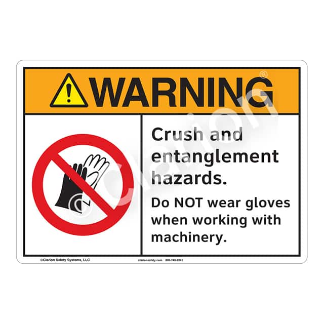F1224-ZASW3 WARNING FLEXIBLE SIGN 12" X 18"