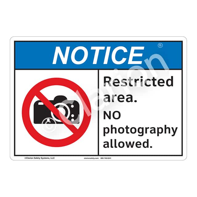 F1102-Z1SW1 NOTICE FLEXIBLE SIGN 7" X 10"
