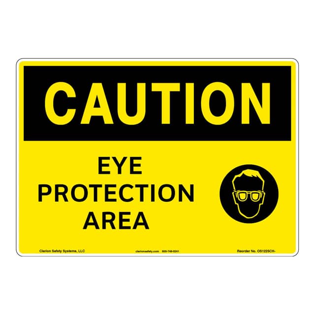 OS1225CH-ZASW3 CAUTION FLEXIBLE SIGN 12" X 18"