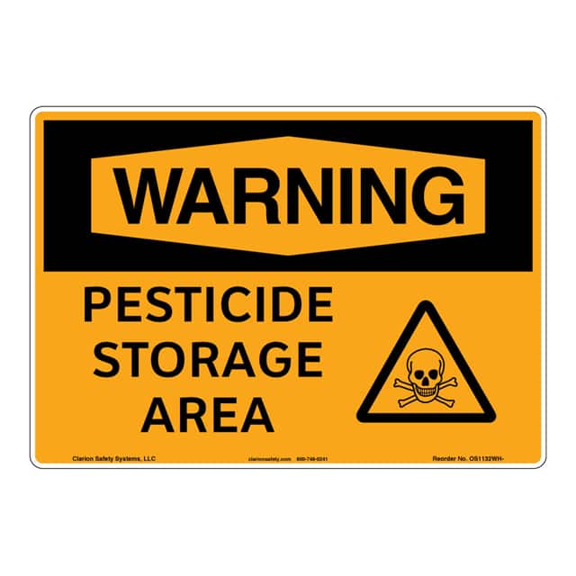 OS1132WH-Z1SW3 WARNING FLEXIBLE SIGN 12" X 18"