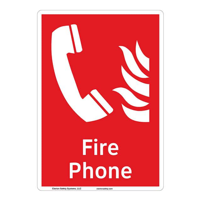 F1011-ZASW3 FIRE FLEXIBLE SIGN 12" X 18"