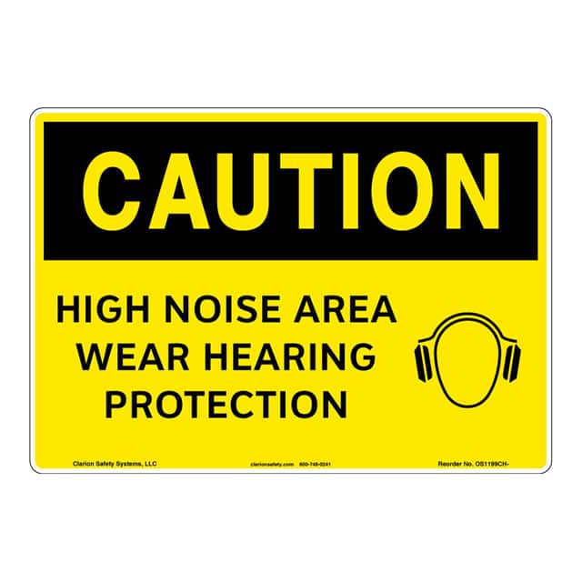 OS1199CH-ZASW3 CAUTION FLEXIBLE SIGN 12" X 18"