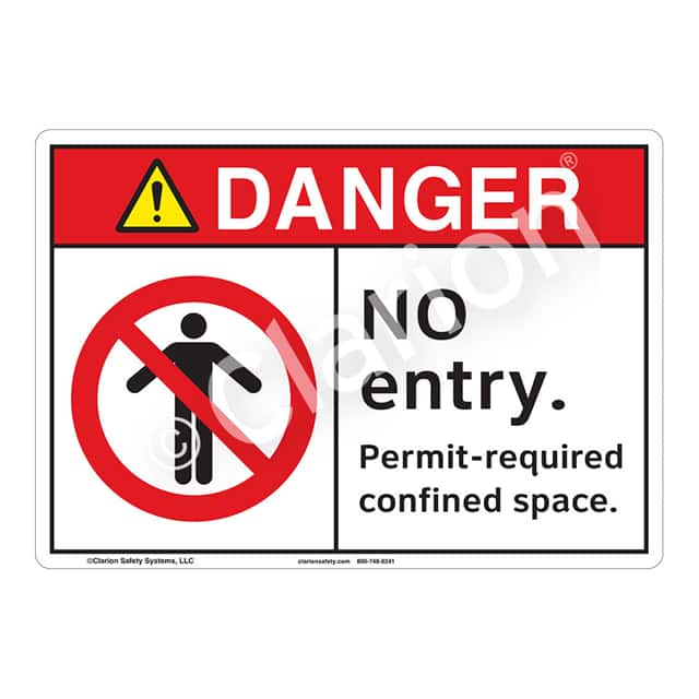F1145-Z1SW3 DANGER FLEXIBLE SIGN 12" X 18"