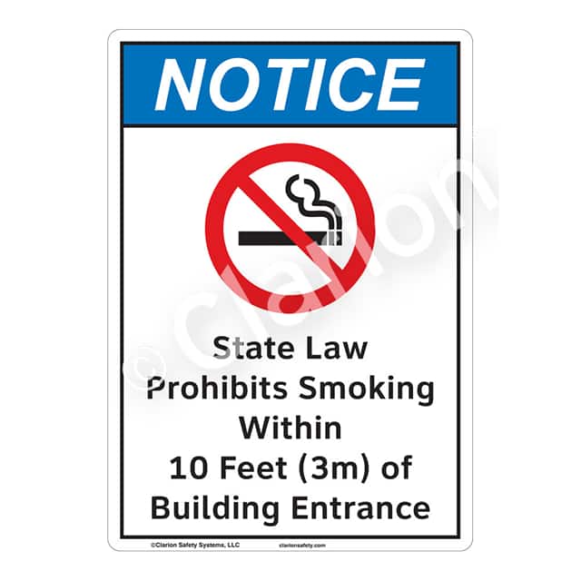 F1109-Z1SW3 NOTICE FLEXIBLE SIGN 12" X 18"