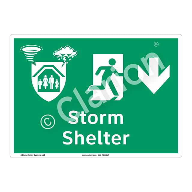 F1304-Z1SW1 ANSI FLEXIBLE SIGN 7" X 10"