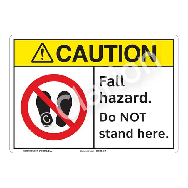 F1220-S4SW2 CAUTION ALUMINIUM SIGN 10" X 14"