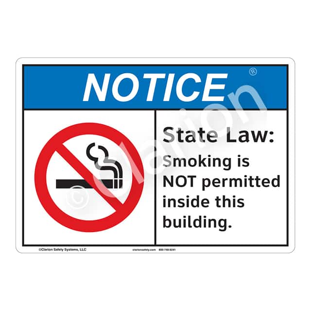 F1110-ZASW3 NOTICE FLEXIBLE SIGN 12" X 18"