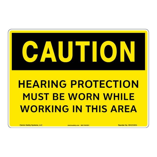 OS1213CH-ZASW3 CAUTION FLEXIBLE SIGN 12" X 18"