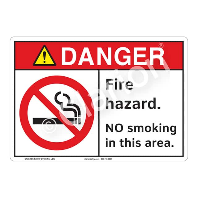 F1236-ZASW1 DANGER FLEXIBLE SIGN 7" X 10"