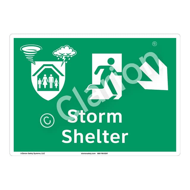 F1301-ZASW1 ANSI FLEXIBLE SIGN 7" X 10"