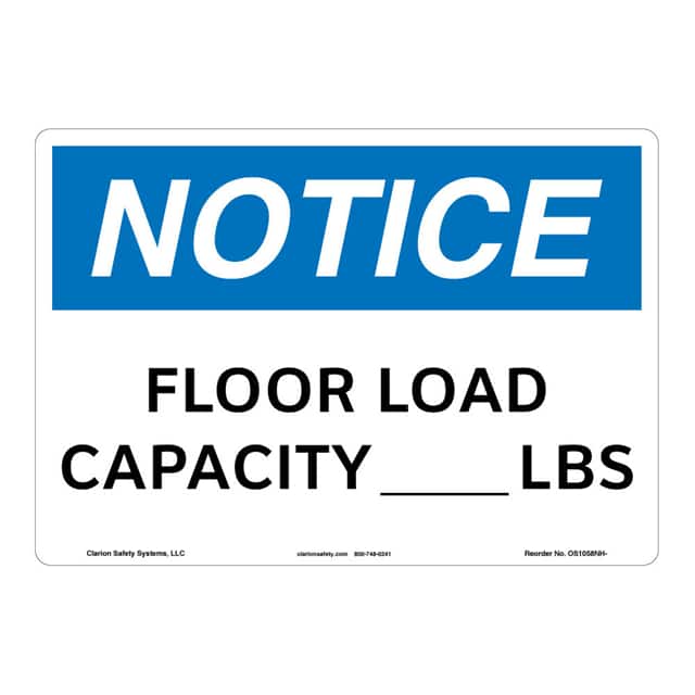 OS1058NH-ZASW1 NOTICE FLEXIBLE SIGN 7" X 10"