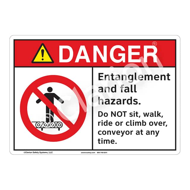 F1223-Z1SW1 DANGER FLEXIBLE SIGN 7" X 10"