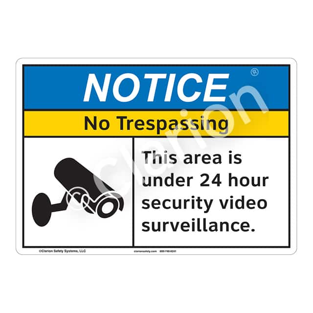 F1106-ZASW1 NOTICE FLEXIBLE SIGN 7" X 10"