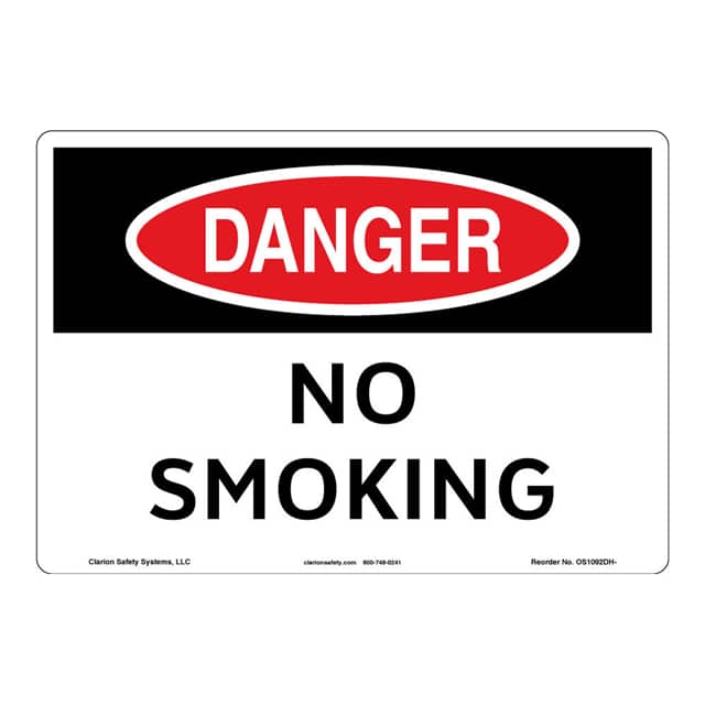 OS1092DH-Z1SW1 DANGER FLEXIBLE SIGN 7" X 10"