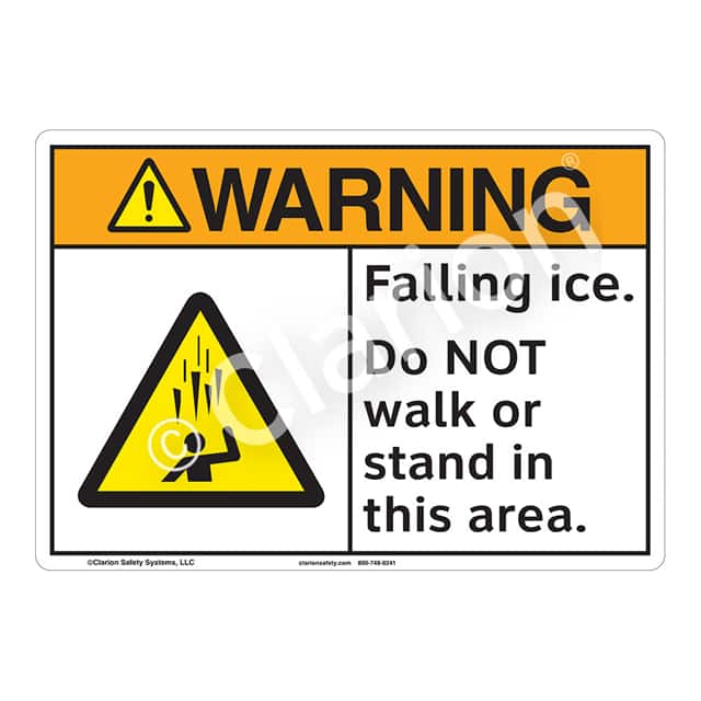 F1277-Z1SW1 WARNING FLEXIBLE SIGN 7" X 10"