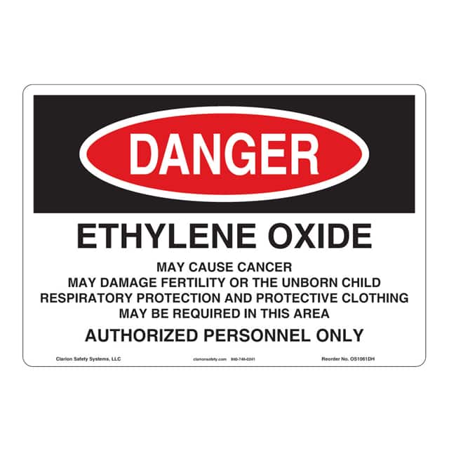 OS1061DH-S4SW2 DANGER ALUMINIUM SIGN 10" X 14"