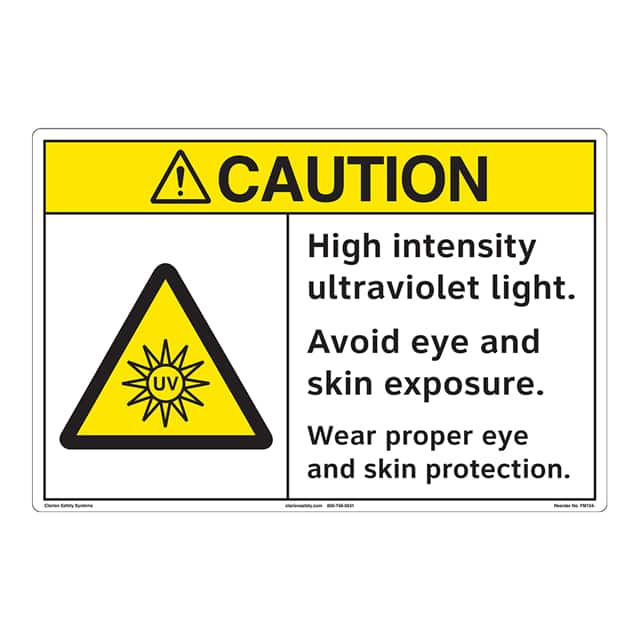FM154-MPSW3 CAUTION 12" X 18" ,FLOOR DECAL