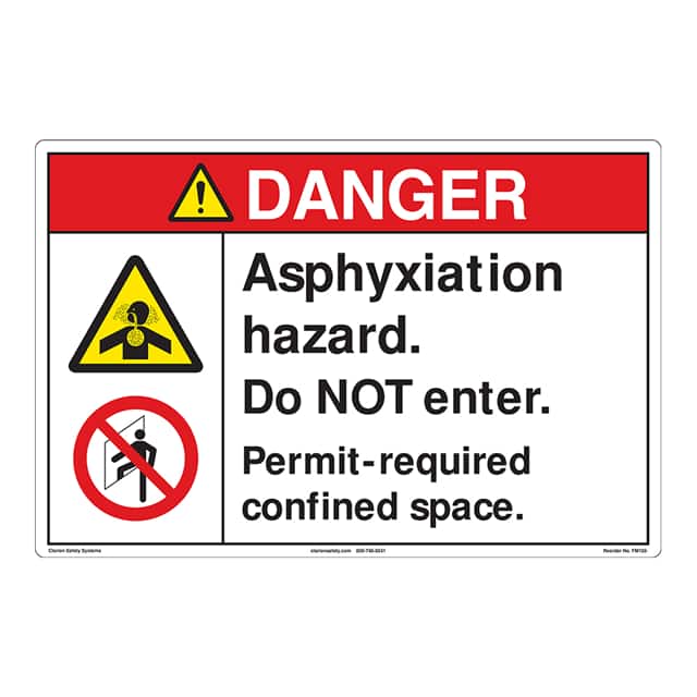 FM102-MPSW3 DANGER 12" X 18" ,FLOOR DECAL