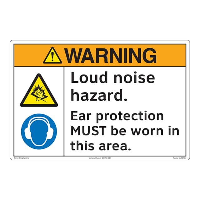 FM162-MPSW3 WARNING  12" X 18" ,FLOOR DECAL