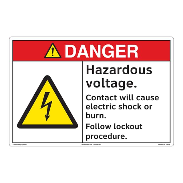 FM152-MPSW3 DANGER  12" X 18" ,FLOOR DECAL