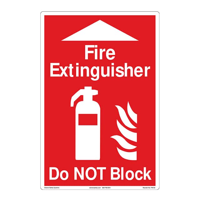 FM136-MPSW3 FIRE 12" X 18" ,FLOOR DECAL