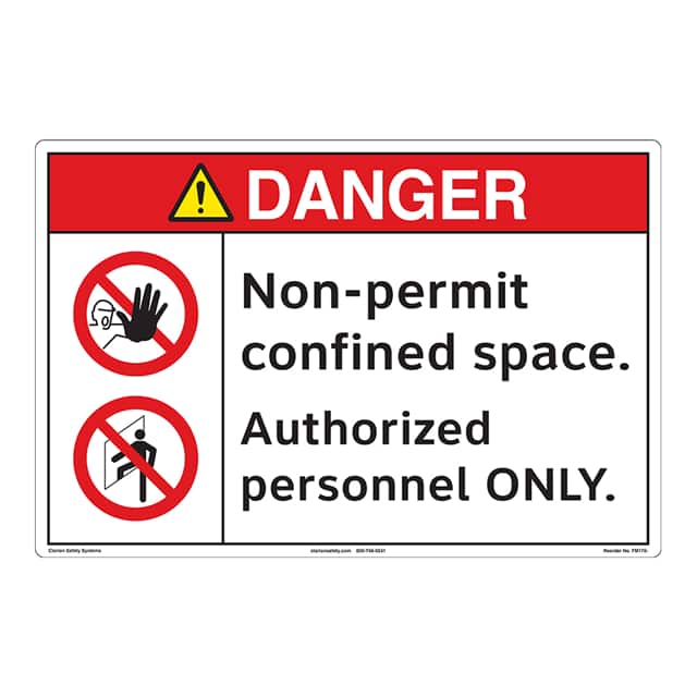 FM170-MPSW3 DANGER  12" X 18" ,FLOOR DECAL