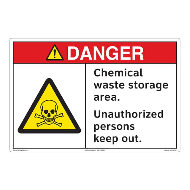 FM108-MPSW3 DANGER  12" X 18" ,FLOOR DECAL