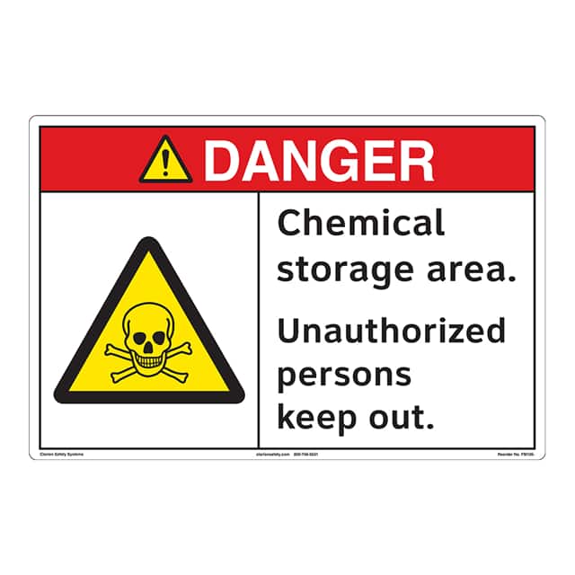 FM106-MPSW3 DANGER  12" X 18" ,FLOOR DECAL