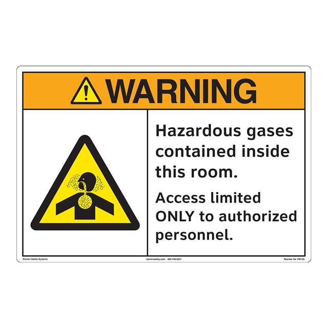 FM148-MPSW3 WARNING  12" X 18" ,FLOOR DECAL
