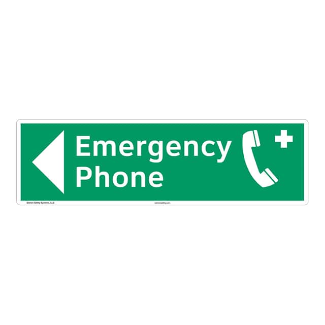 F1070-BJCNH ANSI PLASTIC SIGN 17" X 5"