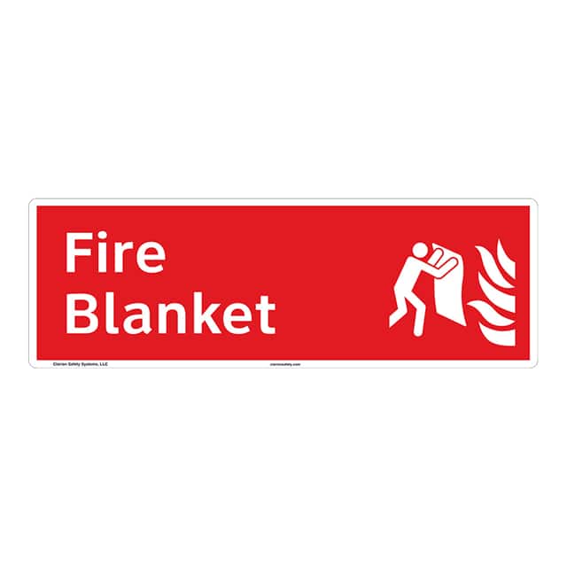 F1274-BJCNH FIRE PLASTIC SIGN 17" X 5"