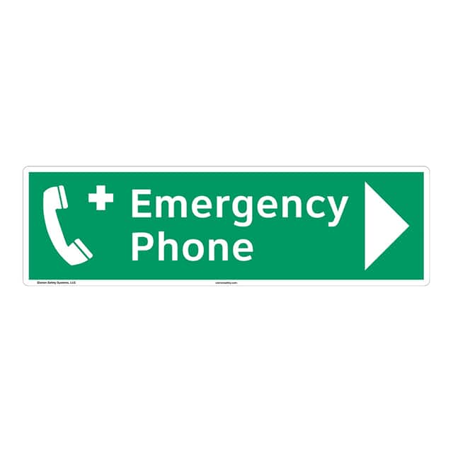 F1069-BJCNH ANSI PLASTIC SIGN 17" X 5"