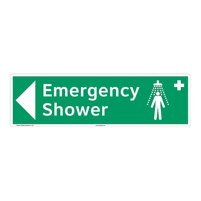 F1040-BJCNH ANSI PLASTIC SIGN 17" X 5"