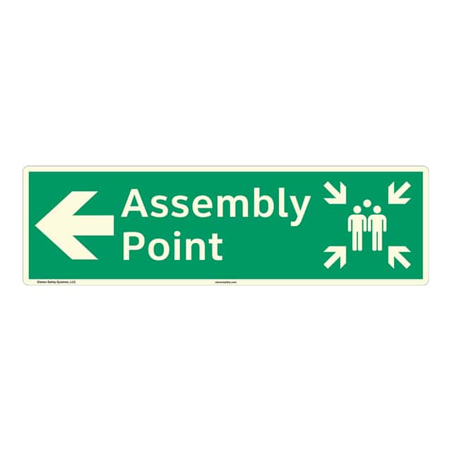 F1089-BJCNH ANSI PLASTIC SIGN 17" X 5"