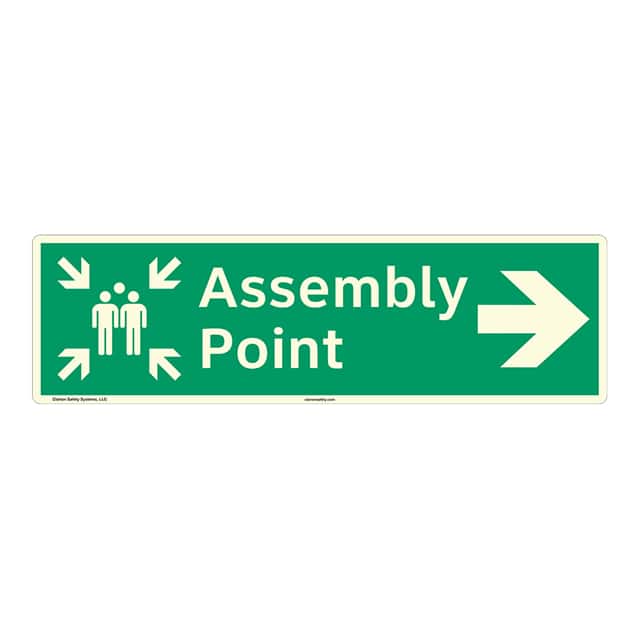 F1088-BJCNH ANSI PLASTIC SIGN 17" X 5"
