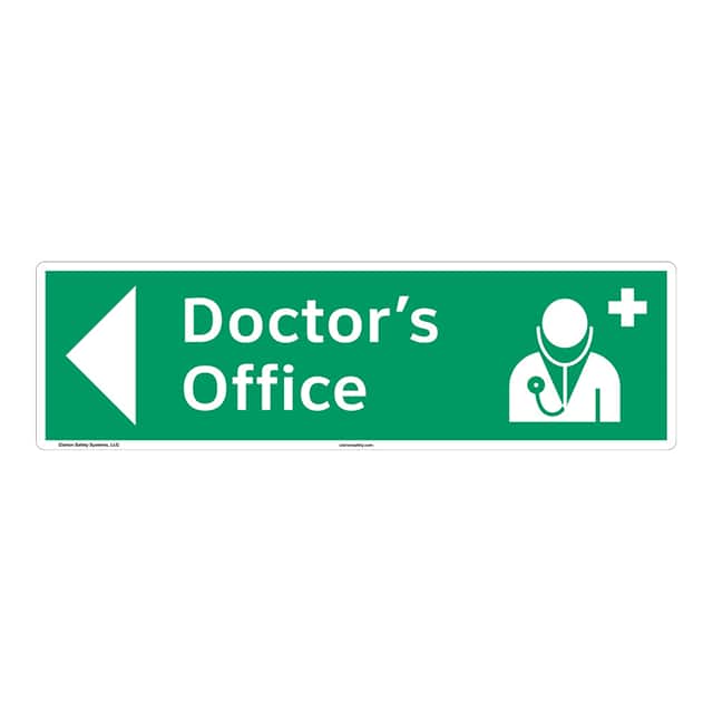 F1060-BJCNH ANSI PLASTIC SIGN 17" X 5"