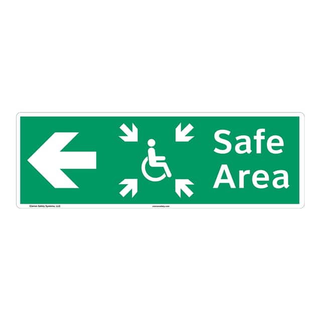 F1094-BJFC ANSI PLASTIC SIGN 15" X 5"