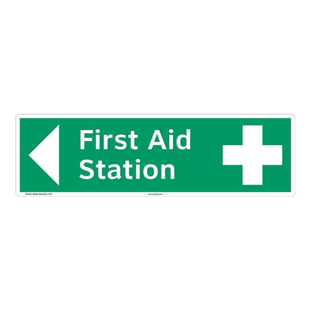 F1055-BJCNH ANSI PLASTIC SIGN 17" X 5"
