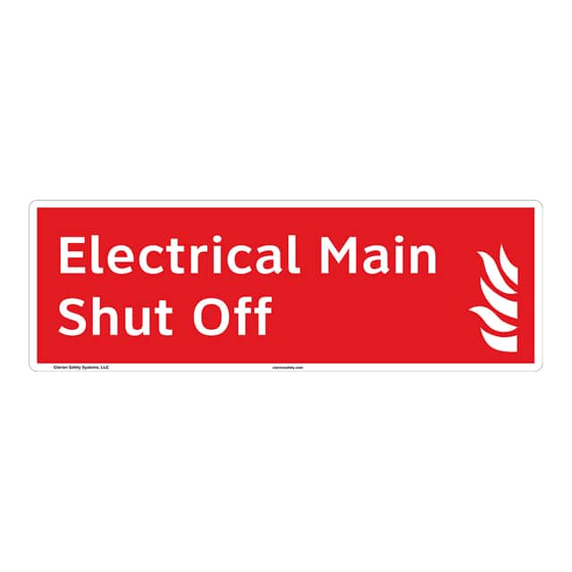 F1026-BJFC ANSI PLASTIC SIGN 15" X 5"
