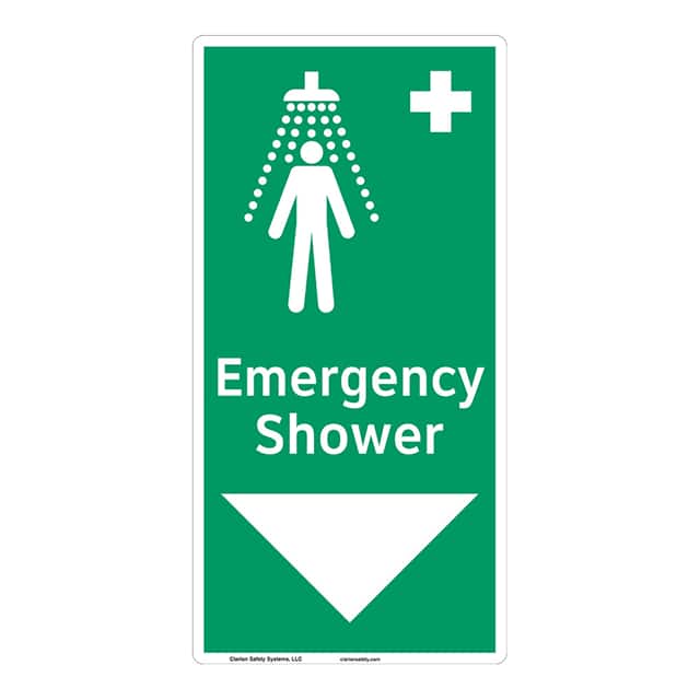 F1042-BJCZG ANSI PLASTIC SIGN 14" X 7"