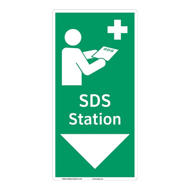 F1047-BJCZG ANSI PLASTIC SIGN 14" X 7"