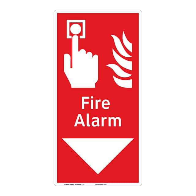 F1010-BJCZG FIRE PLASTIC SIGN 14" X 7"