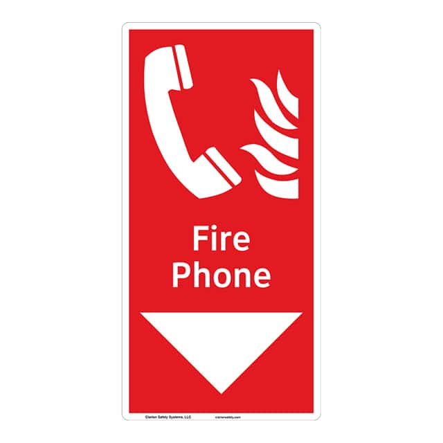 F1015-BJCZG FIRE PLASTIC SIGN 14" X 7"