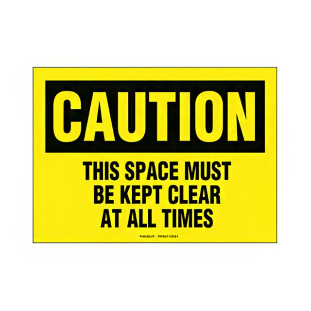 PPS0710C91 SIGN ELECTRL WARN 10"X7" BLK/YLL