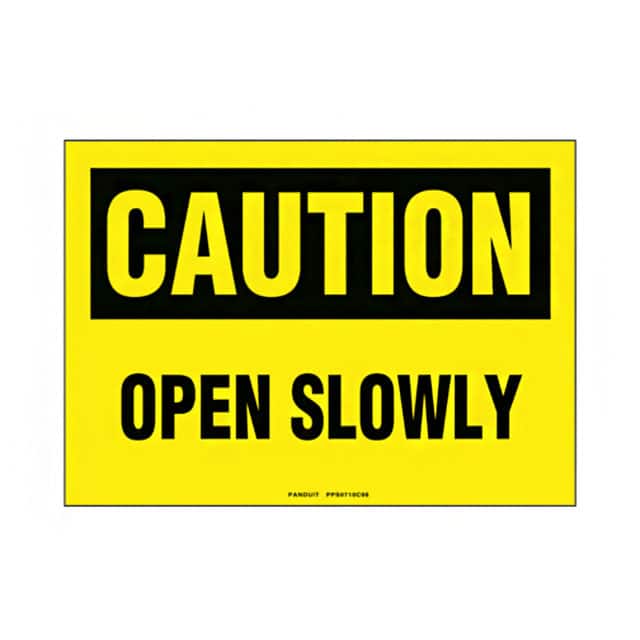 PPS0710C98 SIGN ELECTRL WARN 10"X7" BLK/YLL