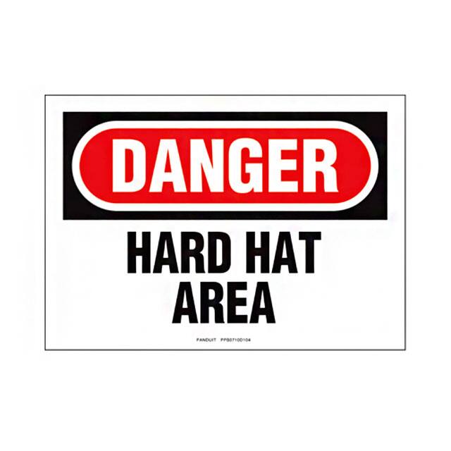PPS0710D104 SIGN ELECTRL WARN 10"X7" BLK/RED