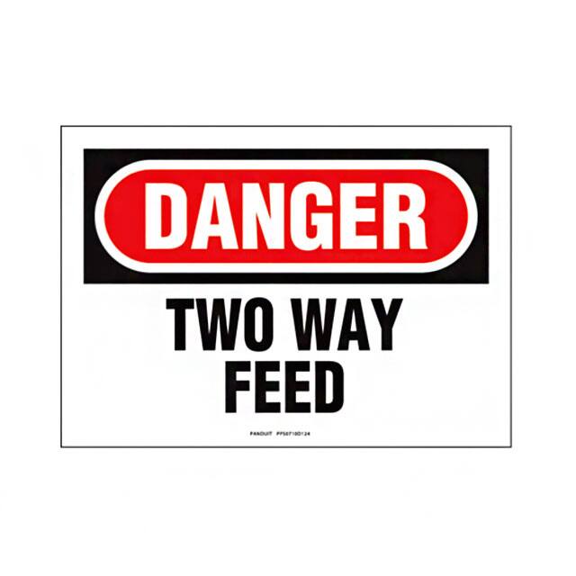 PPS0710D124 SIGN ELECTRL WARN 10"X7" BLK/RED