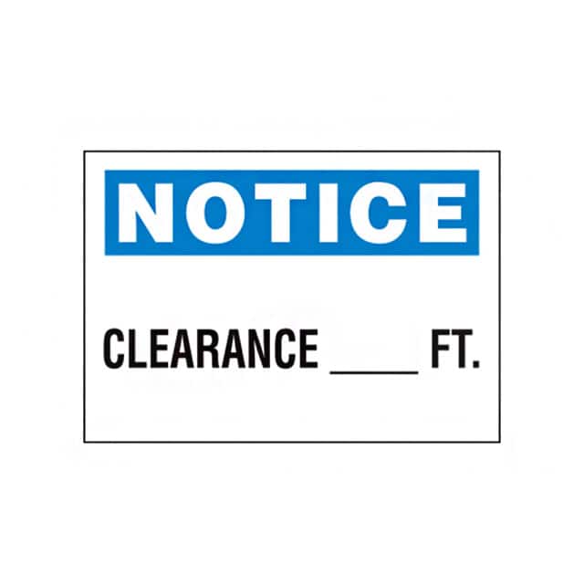 PPS0710N191 SIGN ID/RATINGS 10"X7" BLCK/BLU